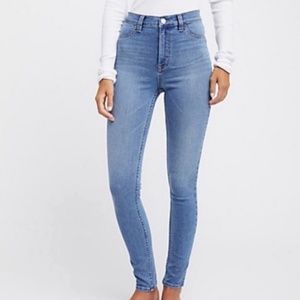 Free People High Rise skinny jeans